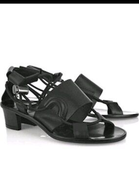 Lanvin hollow heels sandals (size 37)
